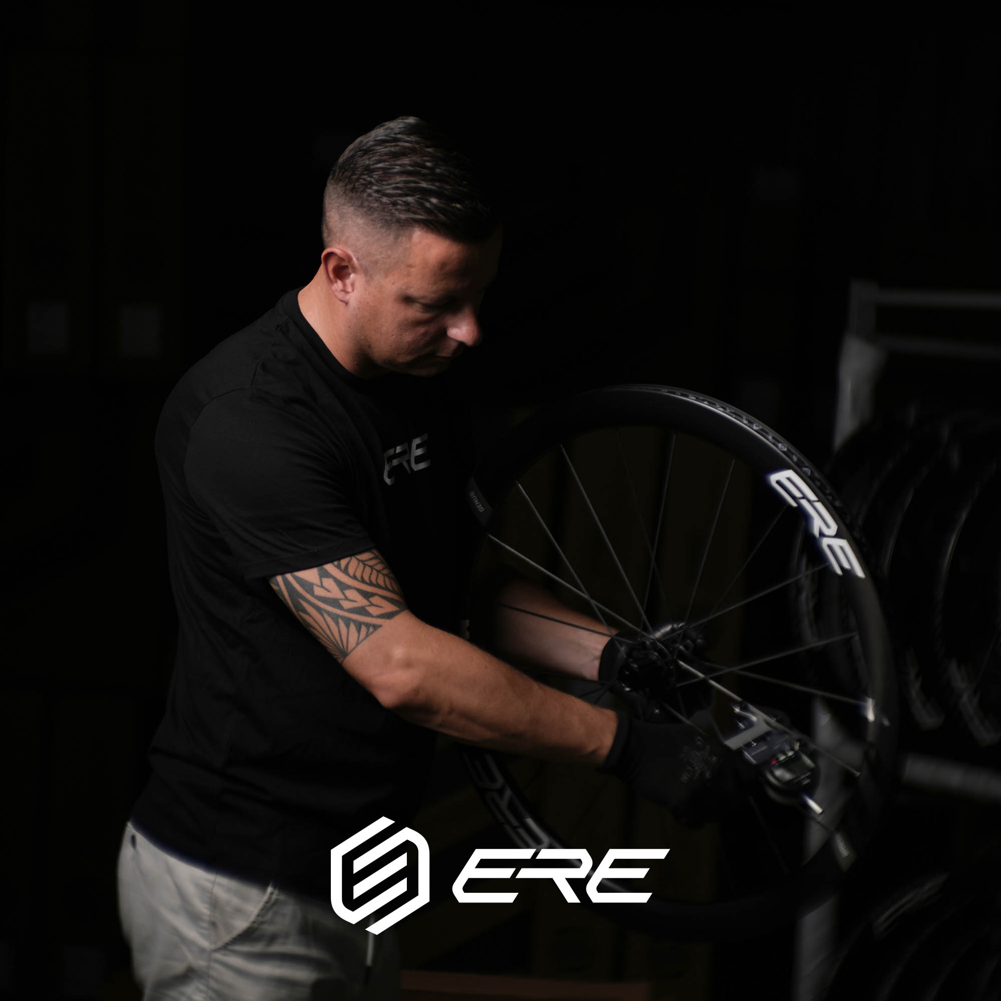 ERE Research cycling components and brand collaboration